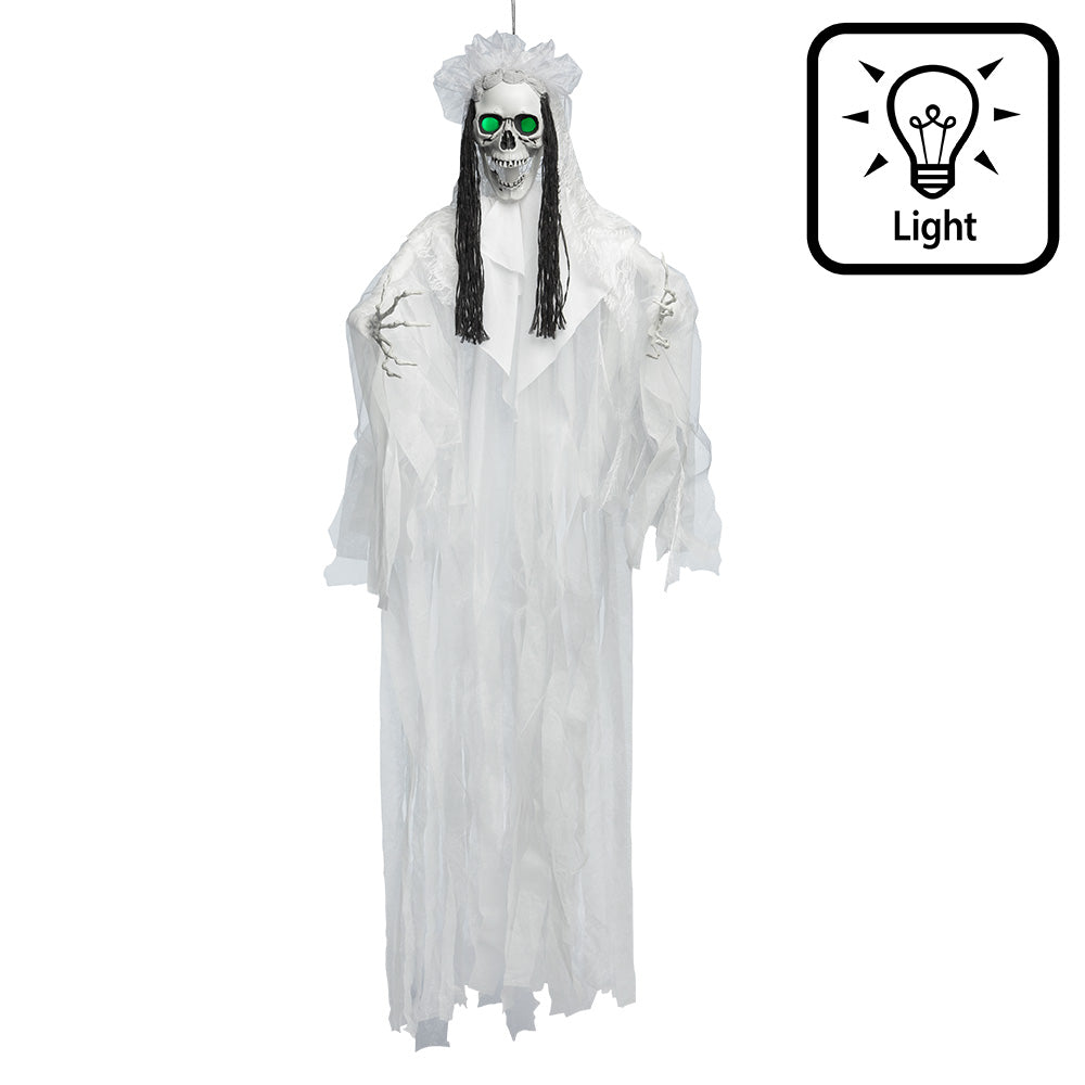 Fantôme Suspendu Luminescent - Décoration Halloween Effrayante