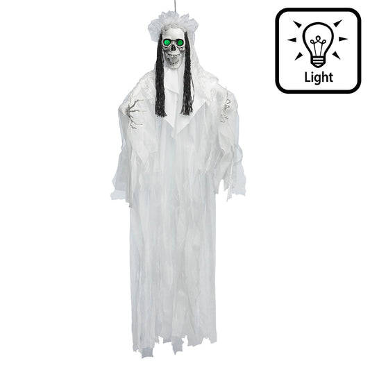 Fantôme Suspendu Luminescent - Décoration Halloween Effrayante