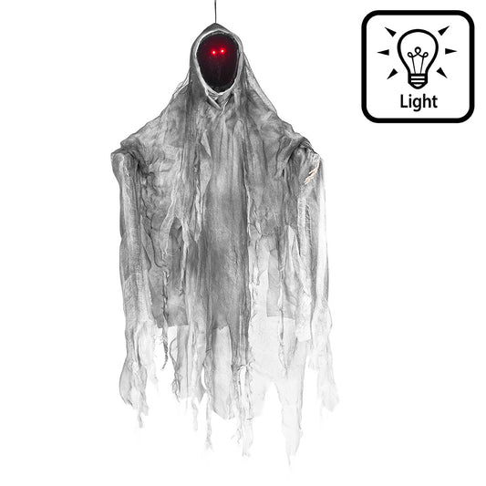 Fantôme Suspendu Lumineux avec Yeux LED Rouges