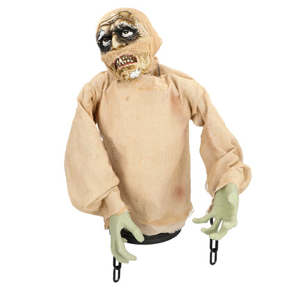Momie Zombie Luminescent - Décoration Halloween Animée