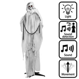 Fantôme Squelette Chaînes Lumineux et Sonore Halloween