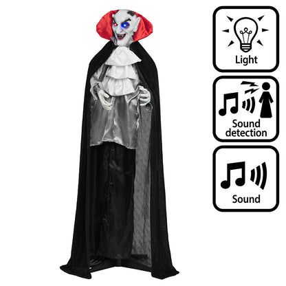 Déguisement Vampire Dracula avec Cape et Masque Lumineux