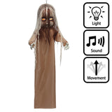 Fantôme Suspendu Lumineux et Sonore - Décoration Halloween Terrifiante