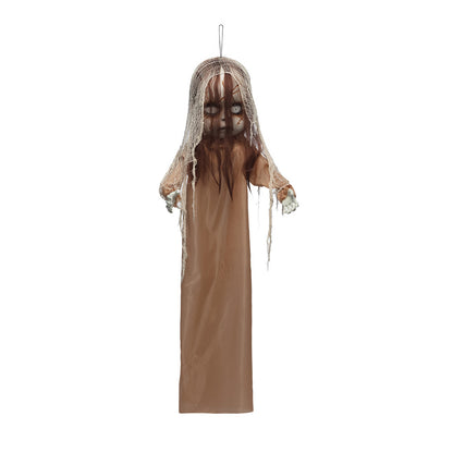 Fantôme Suspendu Lumineux et Sonore - Décoration Halloween Terrifiante