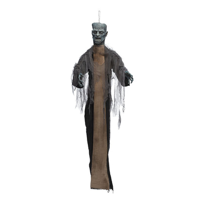 Fantôme Zombie Suspendu Illuminé - Décoration Halloween Animée
