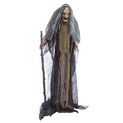 Witch Orenda 160cm - Sorcière Animée avec Lumière et Son