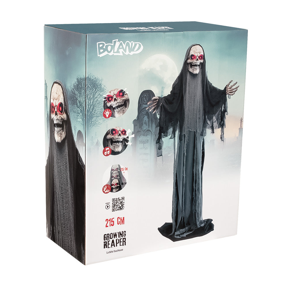 Faucheuse Grandissante 215cm - Décoration Halloween Animée