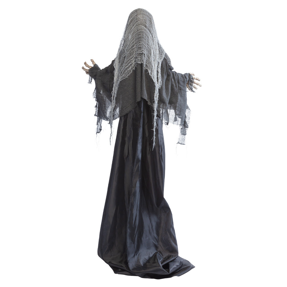 Faucheuse Grandissante 215cm - Décoration Halloween Animée