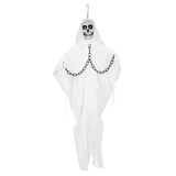 Fantôme Blanc Chaînes Halloween - Décoration Suspendue Effrayante