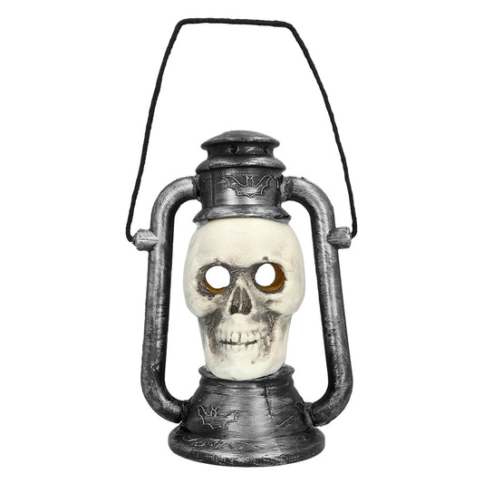 Lanterne Crâne Lumineux Halloween - Décoration Gothique LED