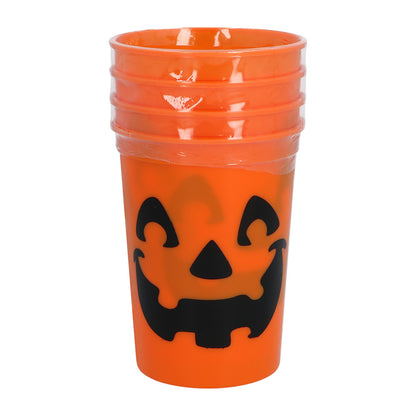 Gobelets Jack-o'-Lantern Halloween 300ml - Citrouille Souriante
