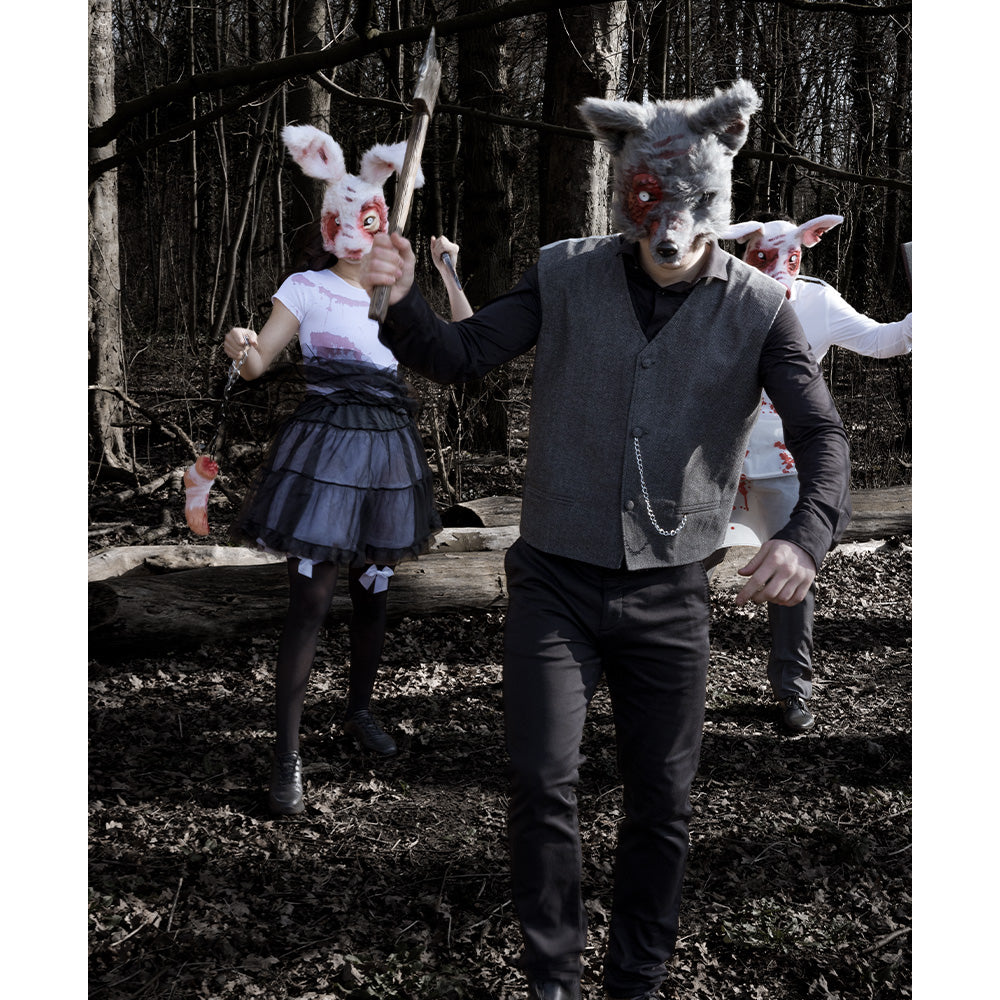 Main Zombie Sanglante sur Chaîne - Décoration Halloween Effrayante