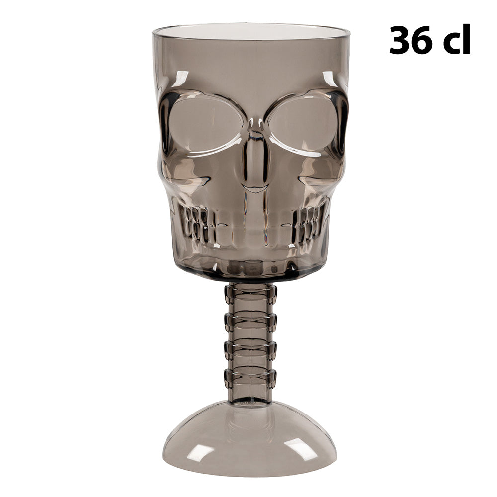 Verre Tête de Mort Skull 36 cl - Accessoire Party Gothique