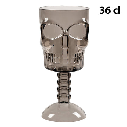 Verre Tête de Mort Skull 36 cl - Accessoire Party Gothique