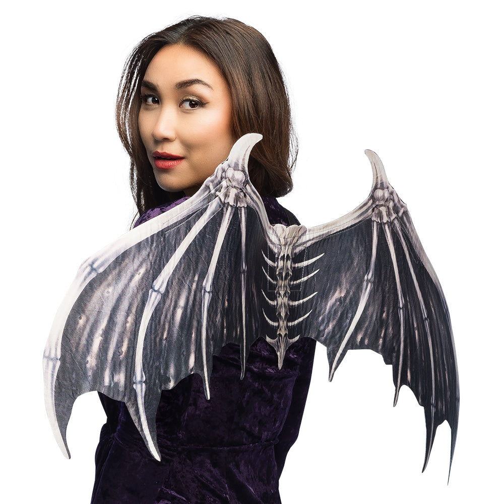 Ailes de Démon Squelette - Accessoire Halloween Gothique Spectaculaire