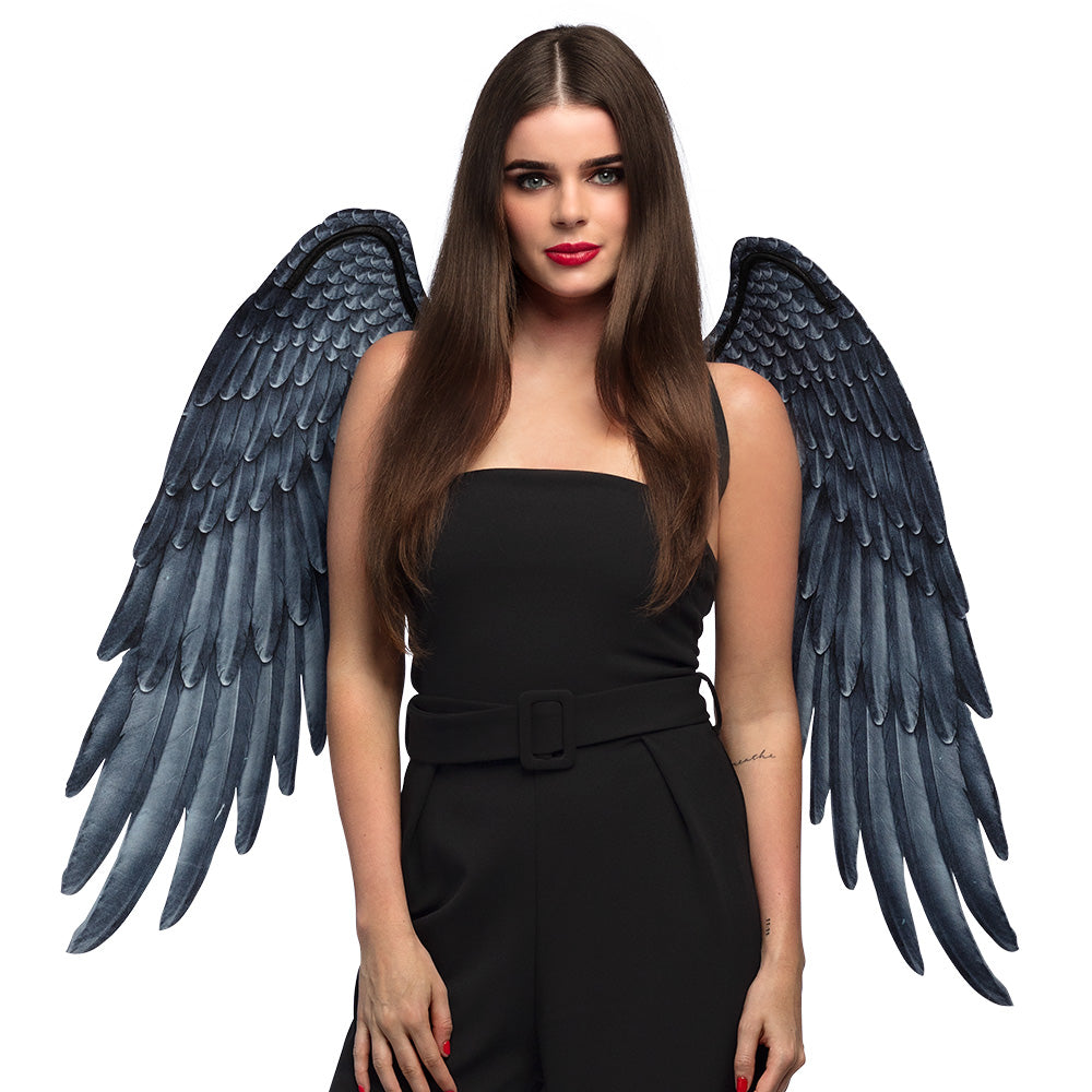Ailes Noires Demon - Accessoire Déguisement Ange Réaliste