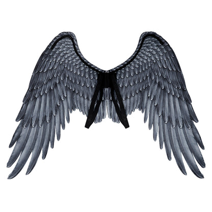 Ailes Noires Demon - Accessoire Déguisement Ange Réaliste