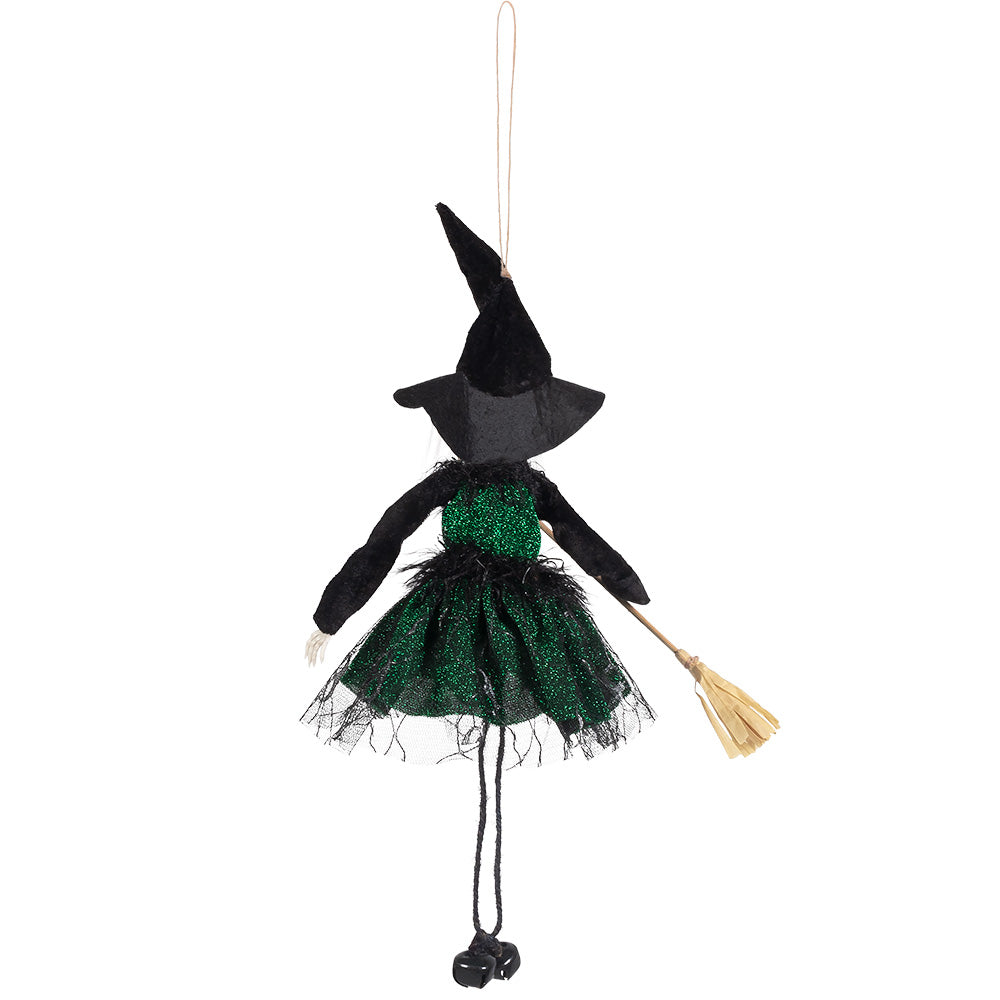 Sorcière Suspendue Halloween - Décoration Volante 3 Couleurs