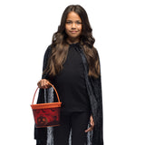 Panier Halloween Jack-O-Lanterne Rouge | Accessoire Enfant