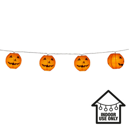 Guirlande Lanternes Citrouilles LED Halloween Intérieur