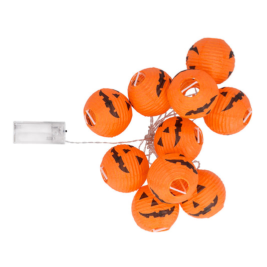 Guirlande Lanternes Citrouilles LED Halloween Intérieur
