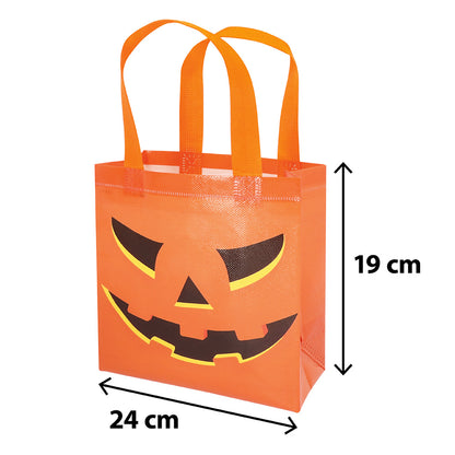 Lot 4 Sacs Bonbons Halloween - Visages Effrayants Réutilisables