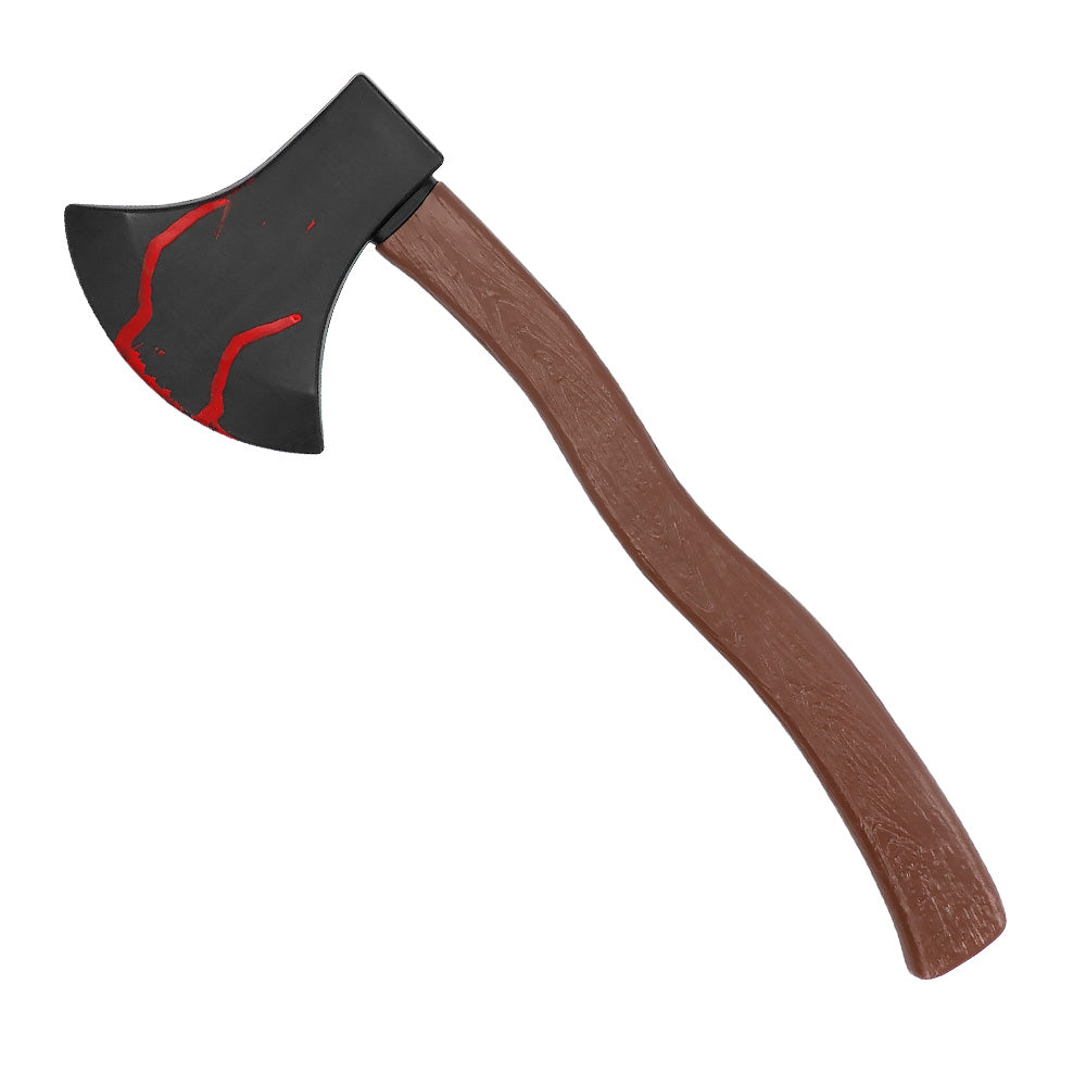 Hache Halloween Noire et Rouge 49 cm - Accessoire Déguisement