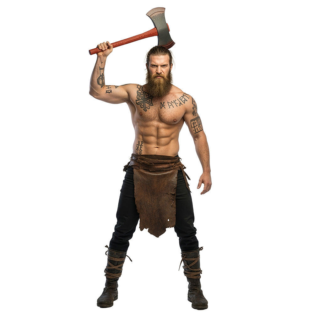 Hache Viking 78 cm - Accessoire Déguisement Guerrier