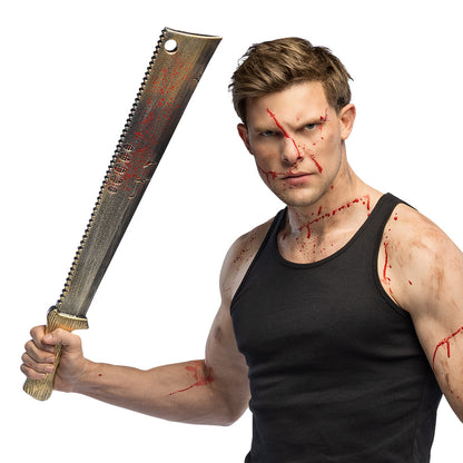 Machette Sanglante 68cm - Accessoire Halloween Zombie