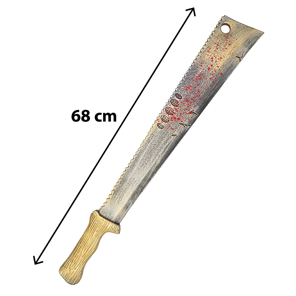 Machette Sanglante 68cm - Accessoire Halloween Zombie