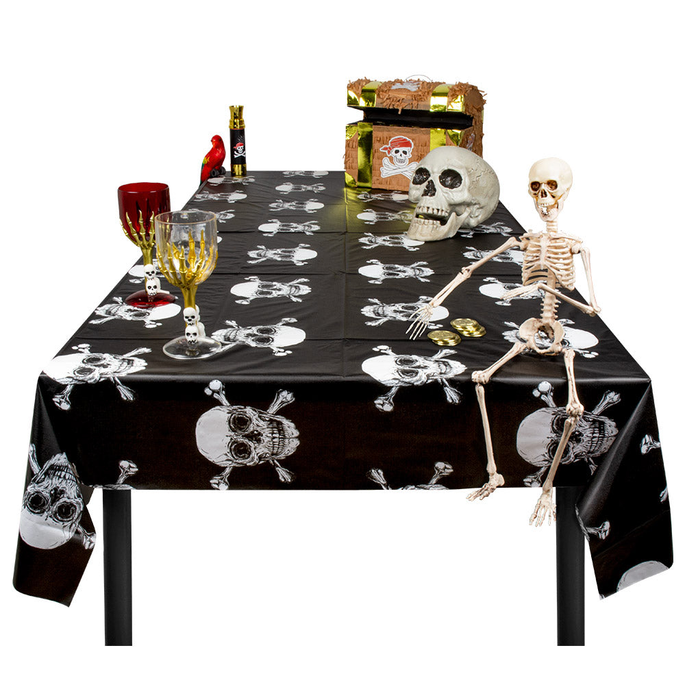 Nappe Pirate Crânes & Os Croisés - Décoration Halloween