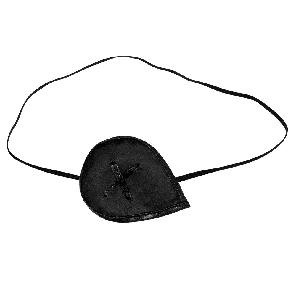 Loup Pirate Noir avec Bandeau - Accessoire Déguisement Adulte
