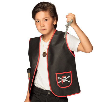 Set Pirate 5 pièces Épée Télescope Pièces d'Or Médaille