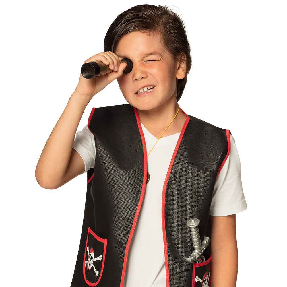 Set Pirate 5 pièces Épée Télescope Pièces d'Or Médaille