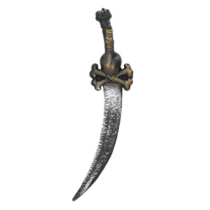 Épée Pirate Cimeterre avec Manche Crâne - Accessoire Déguisement