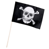 Drapeau Pirate Crâne et Tibias - Accessoire Halloween Festif