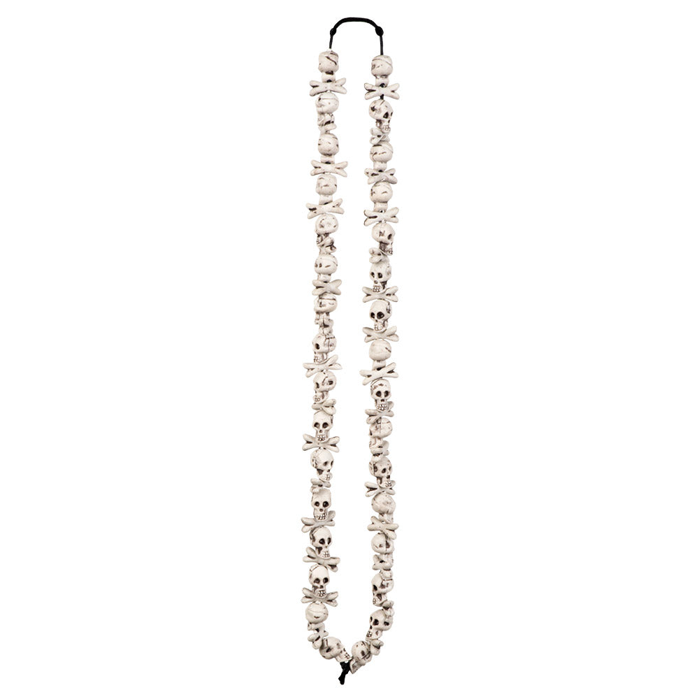 Collier Crânes et Crossbones - Accessoire Halloween Pirate