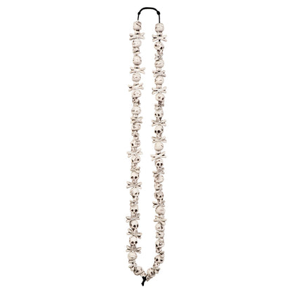 Collier Crânes et Crossbones - Accessoire Halloween Pirate