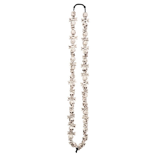 Collier Crânes et Crossbones - Accessoire Halloween Pirate