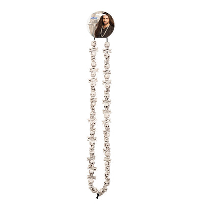 Collier Crânes et Crossbones - Accessoire Halloween Pirate