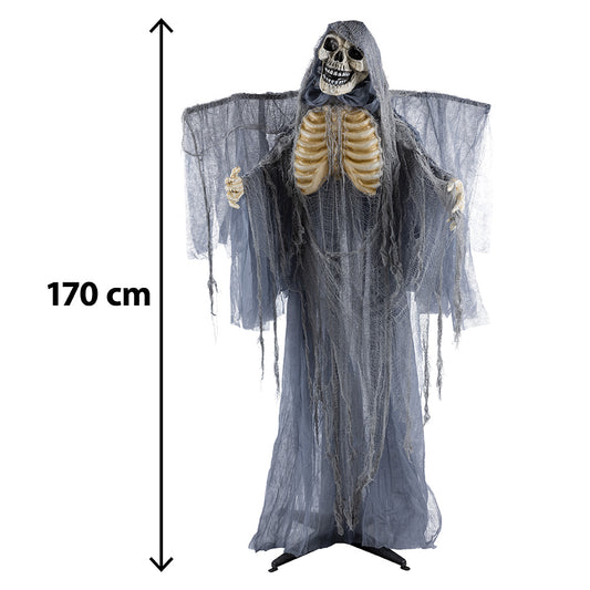 Squelette Luminescent 170cm - Décoration Halloween Animée