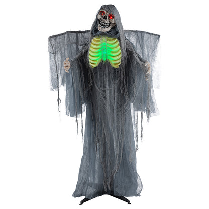 Squelette Luminescent 170cm - Décoration Halloween Animée