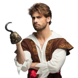 Crochet Pirate Doré avec Cloche - Accessoire de Déguisement