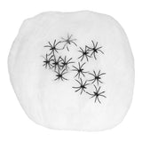 Toile d'araignée avec Araignées - Décoration Halloween 500g
