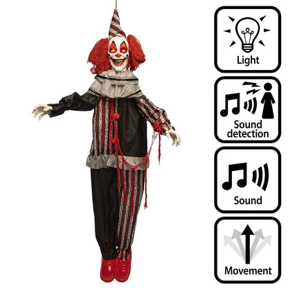 Clown Pennywise Animé 175cm - Lumière, Son et Mouvement