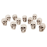 Set de 12 Crânes Décoratifs Halloween - Accessoire Fête Macabre