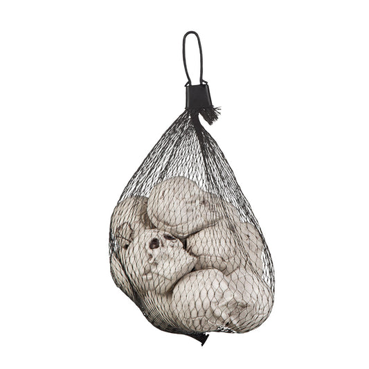 Set de 12 Crânes Décoratifs Halloween - Accessoire Fête Macabre