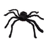 Araignée Géante Noire Poilue - Accessoire Halloween Effrayant