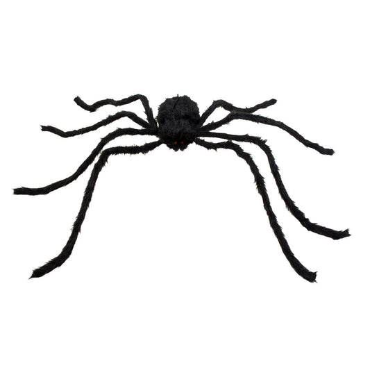 Araignée Géante Poilue Noire - Accessoire Halloween Réaliste
