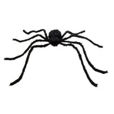 Araignée Géante Poilue Noire - Accessoire Halloween Réaliste